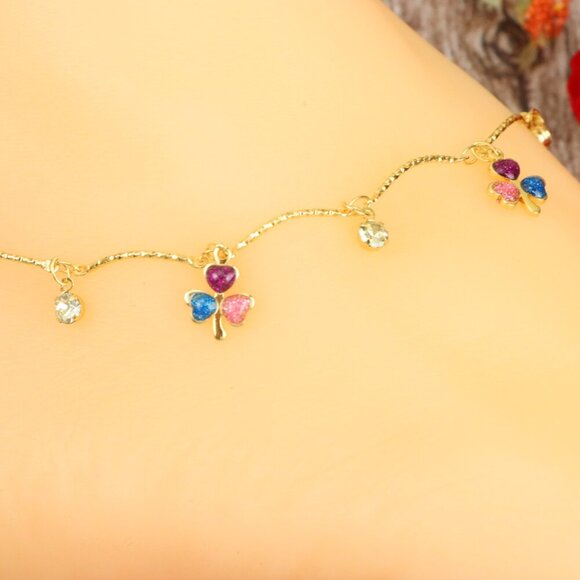 "Dainty Anklet for Women – Elegant Everyday Jewelry & Perfect Gift | MLCRC1025 - Picture 3 of 10